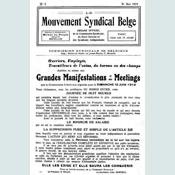 Le Mouvement Syndical Belge (1919)03