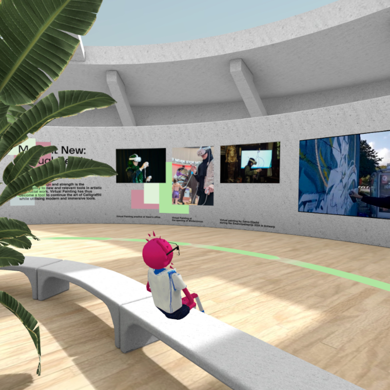 Avatar bezoekt virtueel museum Digidaar