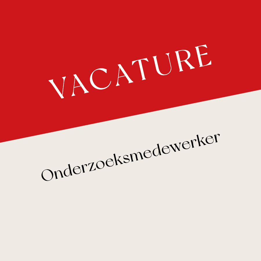 Vacature onderzoeksmedewerker