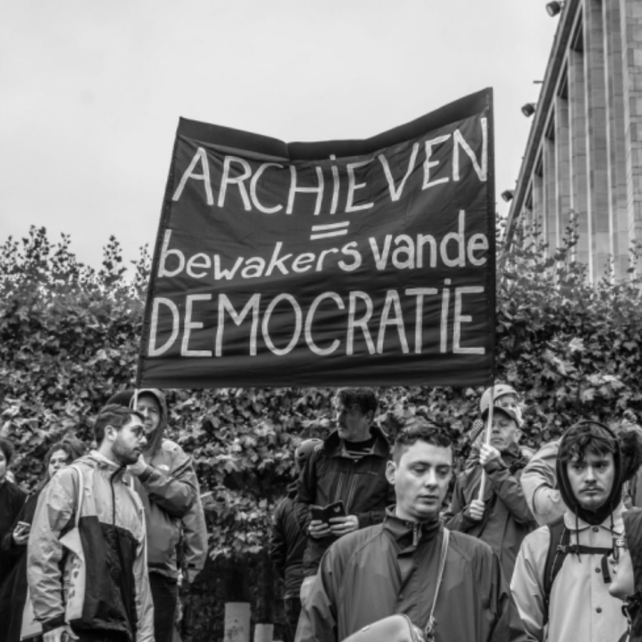 Archieven zijn bewakers van de democratie © Geert Bonne, Amsab-ISG