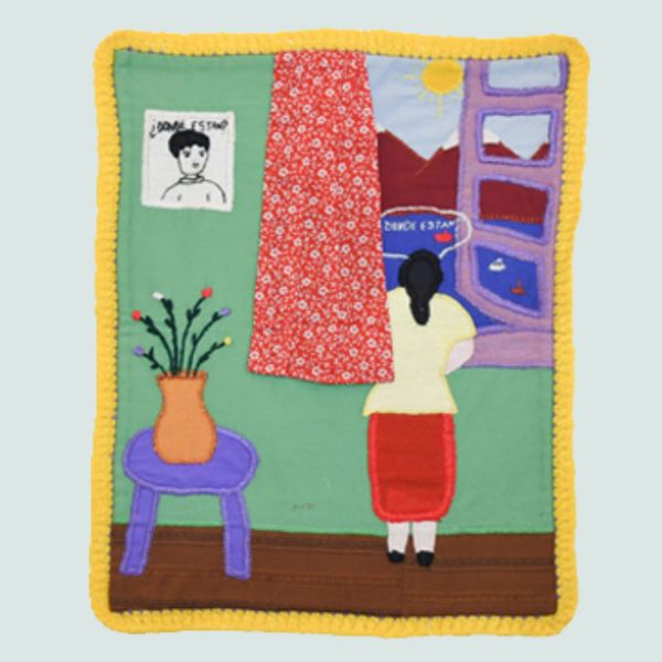 Afbeelding Expo Chileens volksverzet met naald en draad