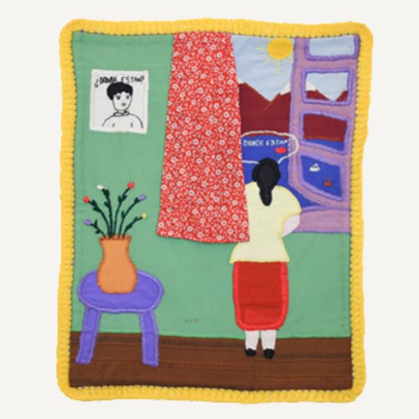 Afbeelding Expo Chileens volksverzet met naald en draad