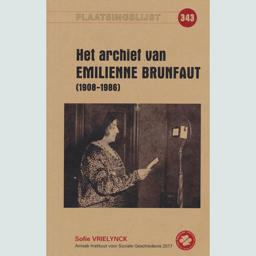 Plaatslingslijst van het archief van Emilienne Brunfaut 