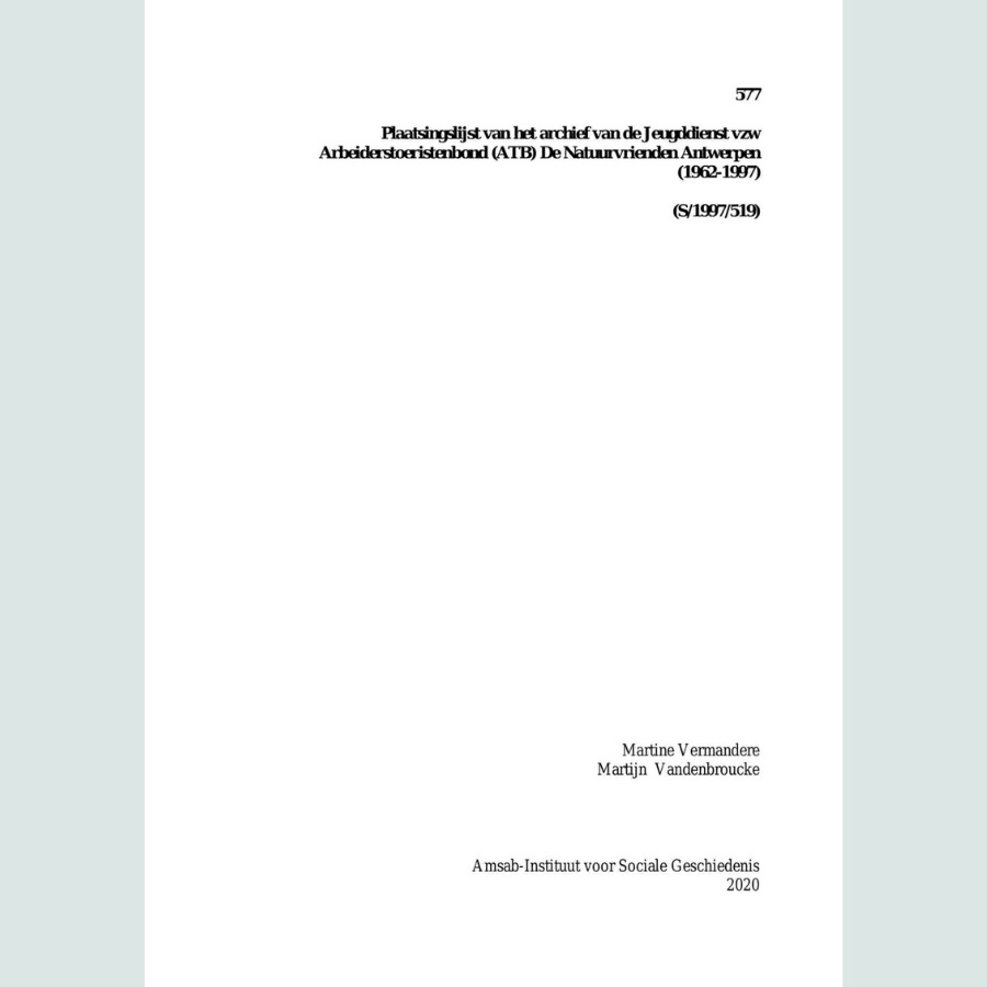 Jeugddienst (ATB) De Natuurvrienden