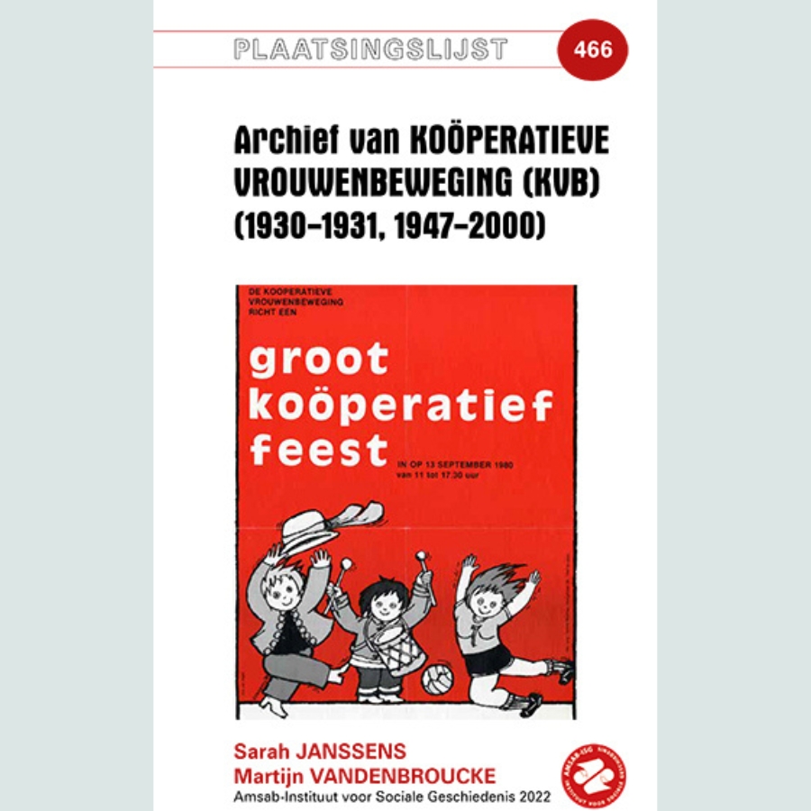 Plaatsingslijst Koöperatieve Vrouwenbeweging (KVB)