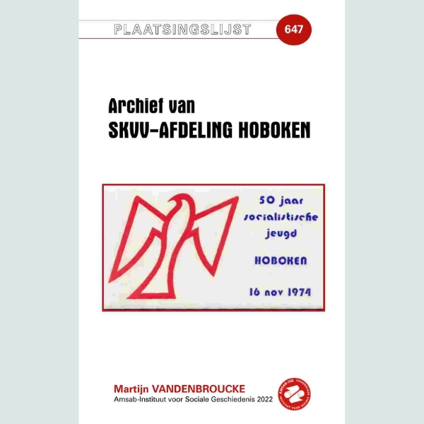 Plaatsingslijst archief SKVV-afdeling Hoboken
