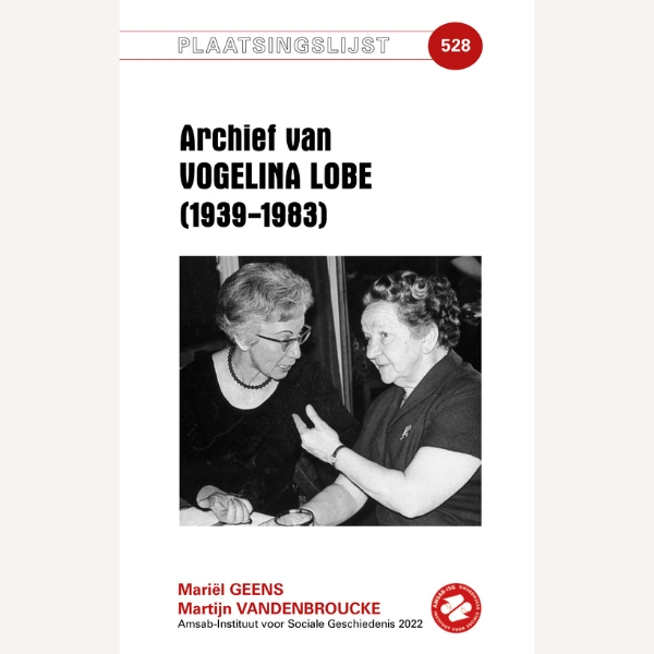 Plaatsingslijst archief Vogelina Lobe